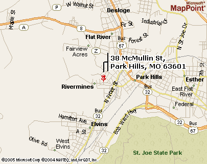 Map of Park Hills